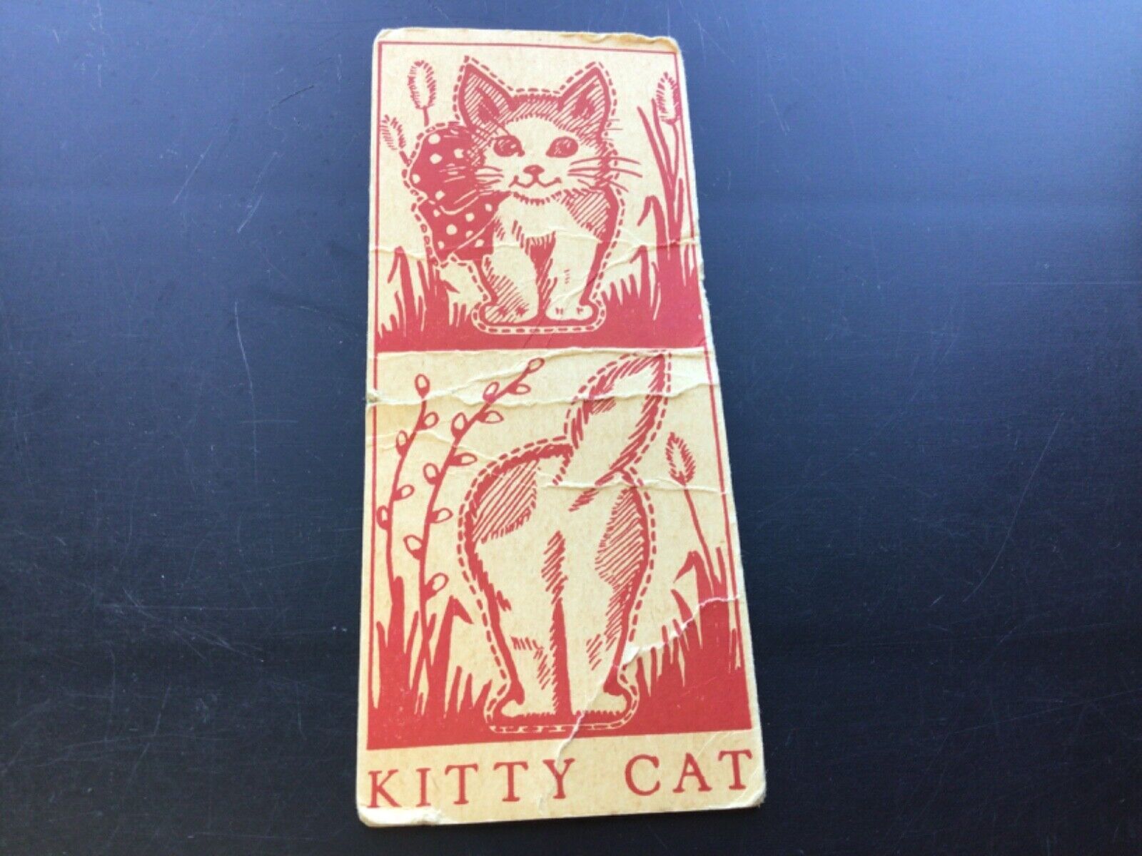 Vintage J & P Coats Kitty Cat Spool Pet Collectible 1935