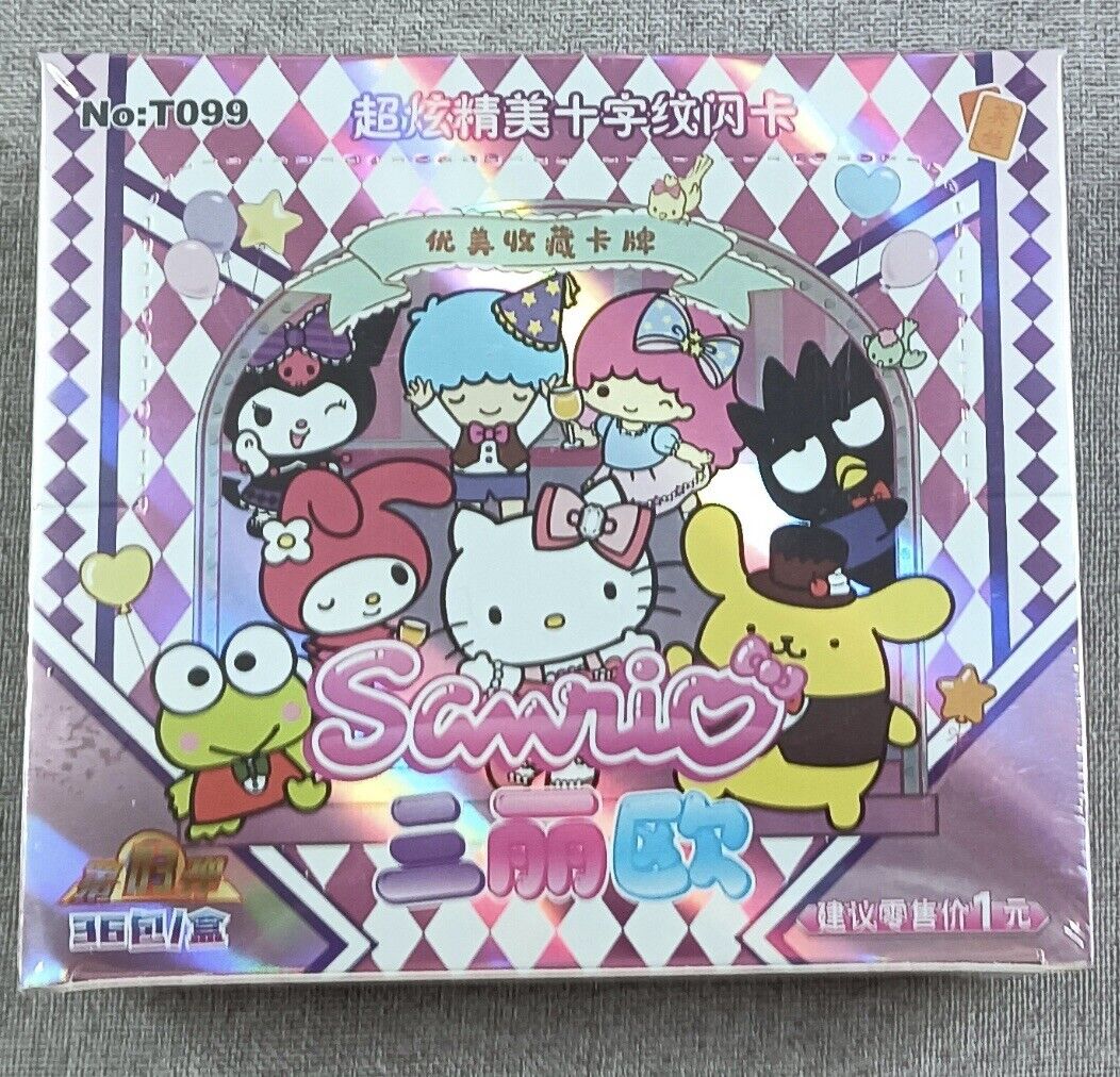 Sanrio Doujin Trading Cards Cute CCG 36 Pack Box Sealed Hello Kitty