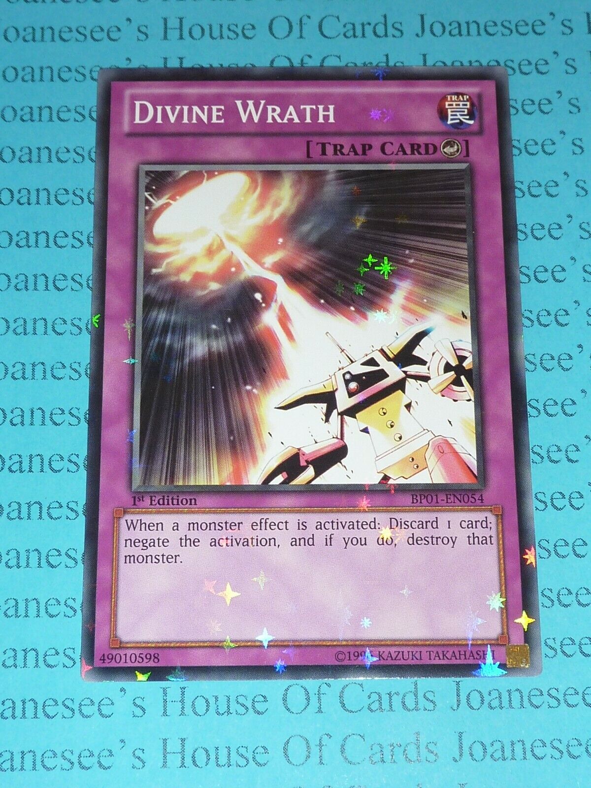 Divine Wrath BP01-EN054 Starfoil Rare Yu-Gi-Oh Card 1st Edition New