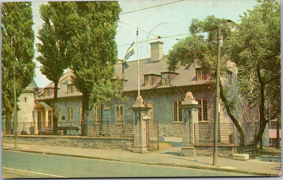 1957 Chateau de Ramezy Montreal Canada Vintage Chrome Postcard B12