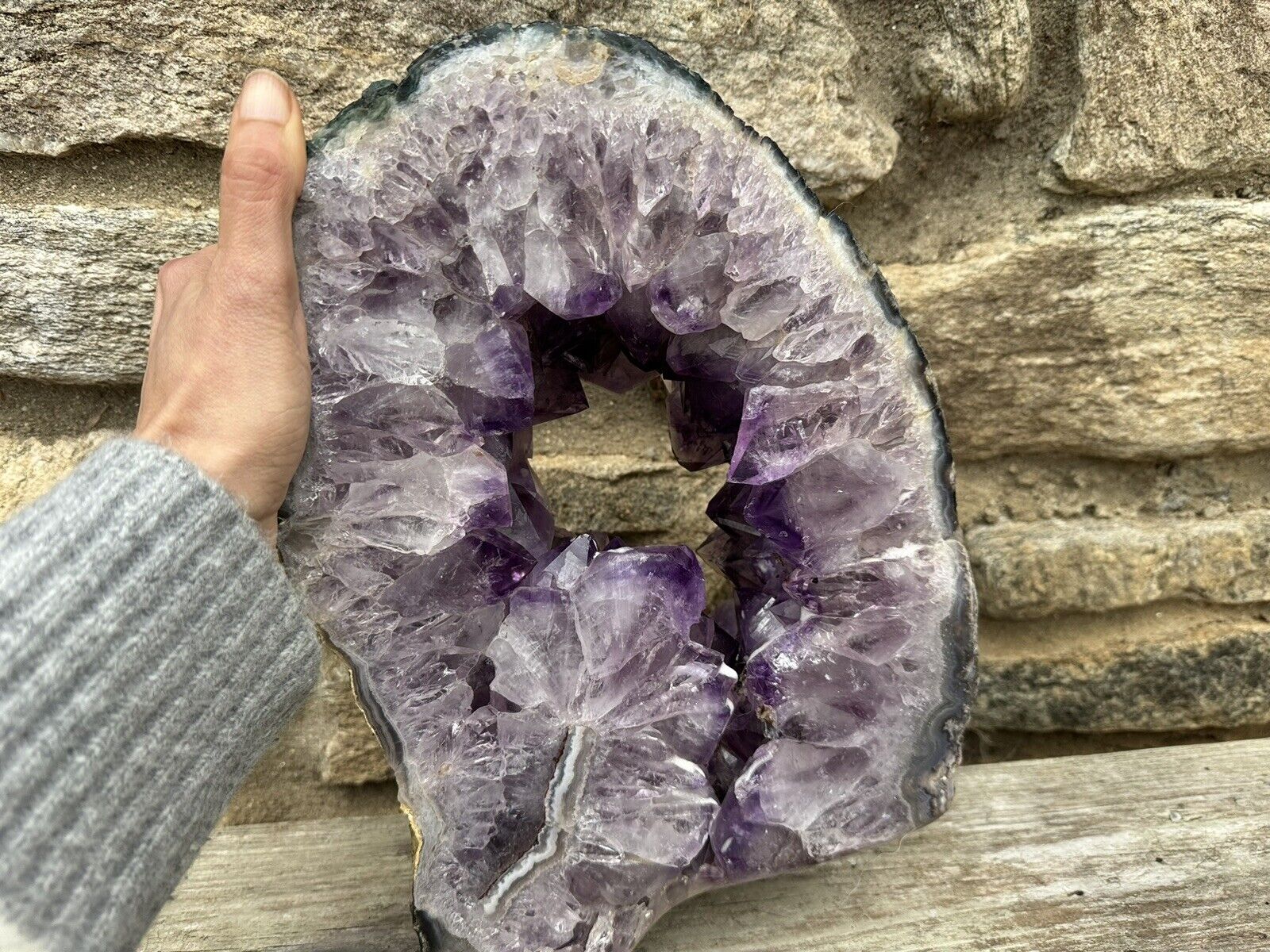 Large Amethyst Portal Crystal  20lbs From Brazil