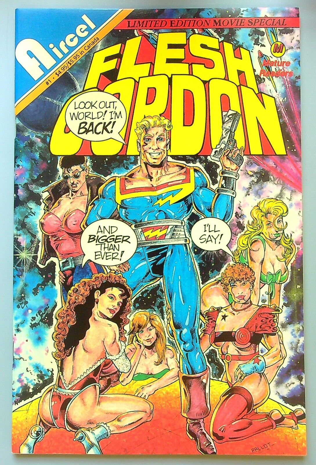 Flesh Gordon Special Limited Edition #1 ~ AIRCEL 1992  VF/NM