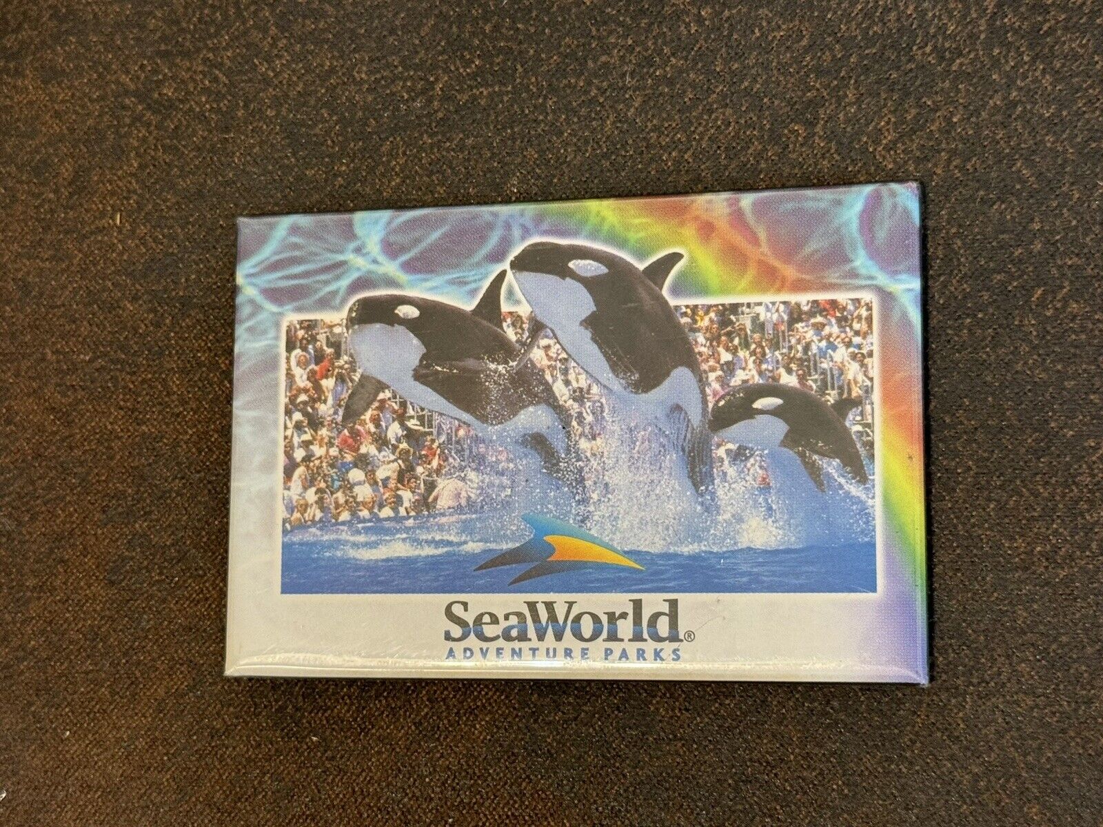 90\'s Y2K Seaworld Adventure Parks Shamu Fridge Magnet Free Fast Shipping