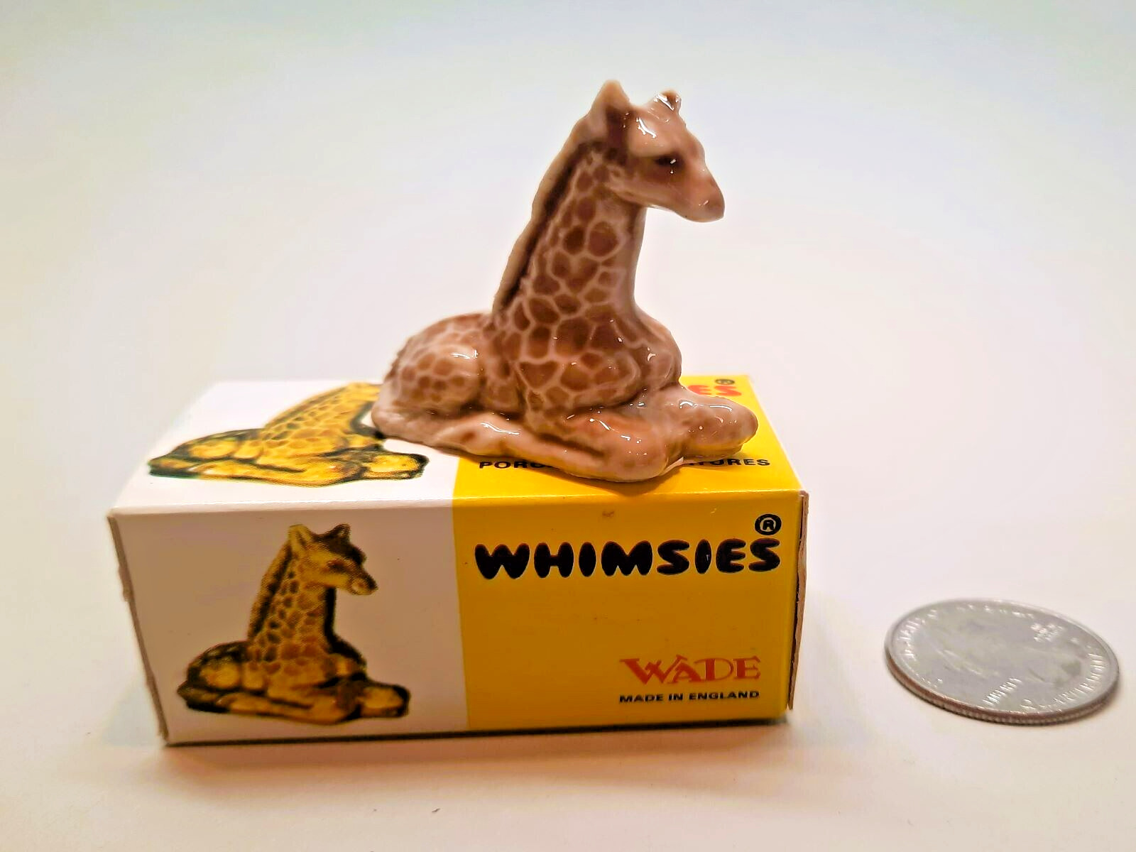 Geo. Wade England Giraffe Miniature Porcelain Figurine