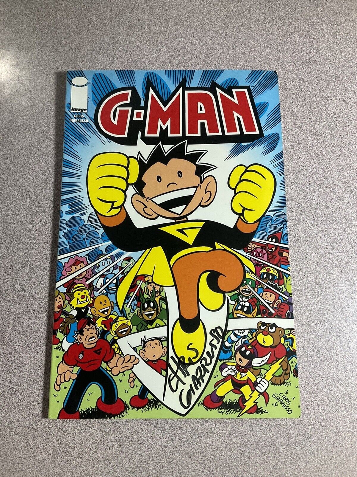 G-MAN #1 -2004 - Image Comics TPB - Signed by Chris Giarrusso