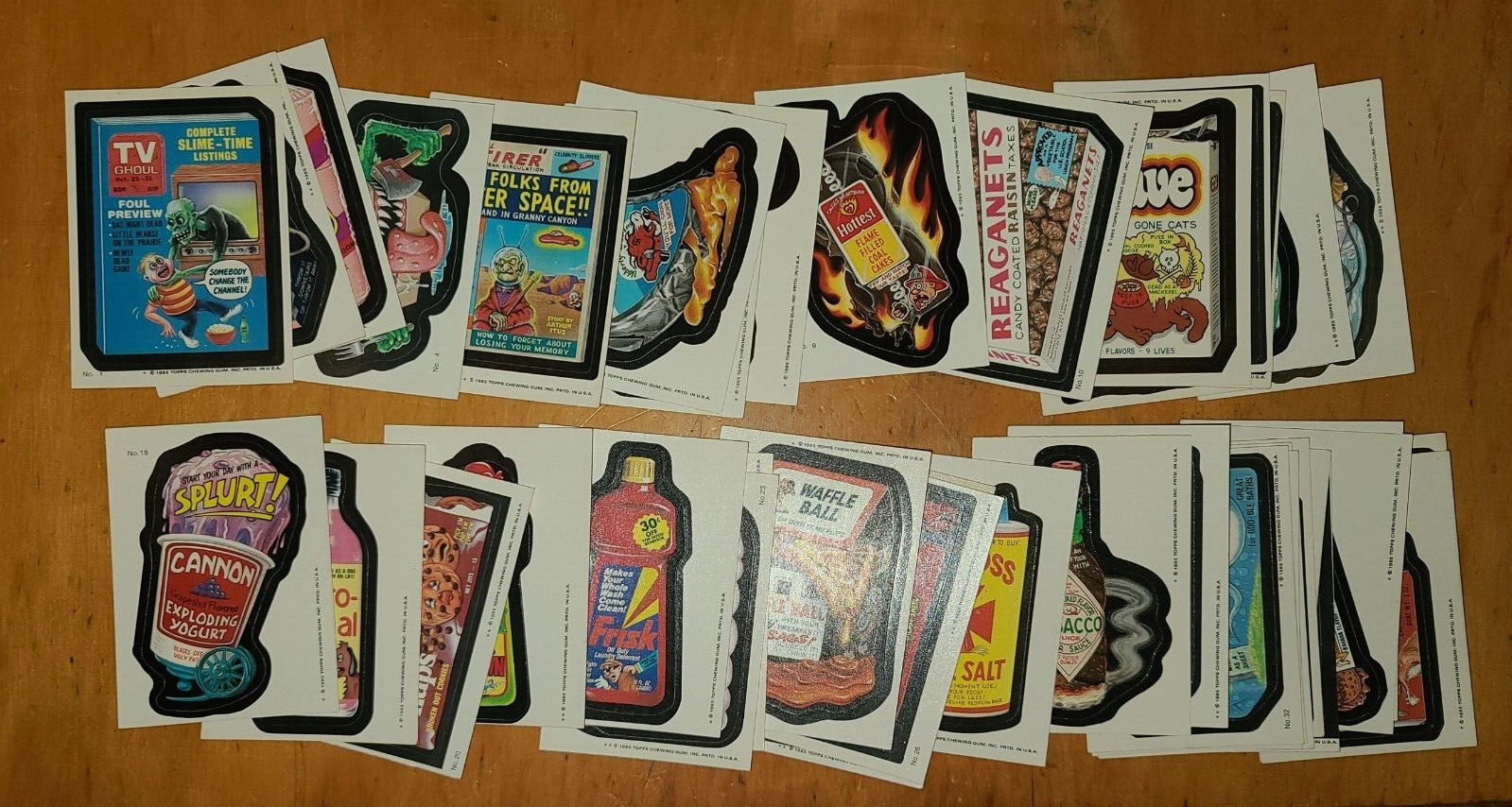 Wacky Packages 1985 Full Set of 44