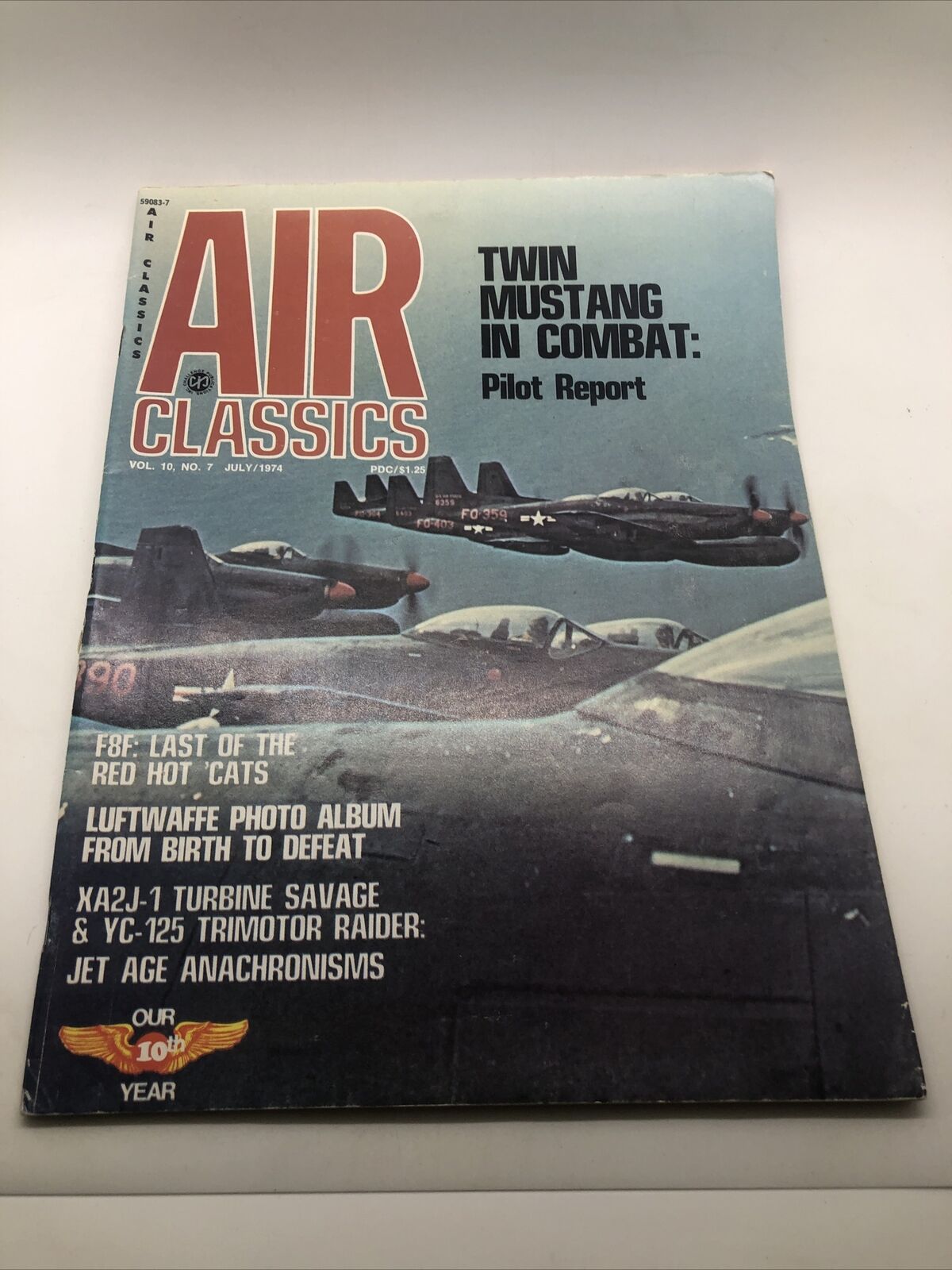 Air Classics Magazine - Vol 10, No. 7.  July 1974.