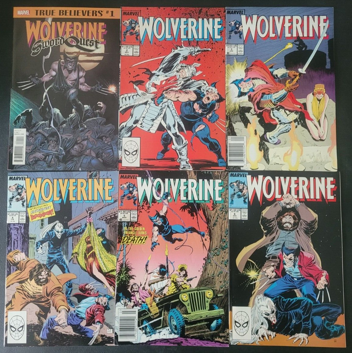 WOLVERINE SET OF 36 ISSUES (1988) CLAREMONT BUSCEMA SILVESTRI #2 3 4 5 6 50