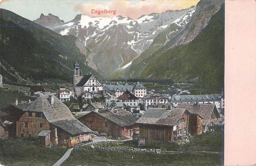 Postcard Alps Engelberg Switzerland UDB