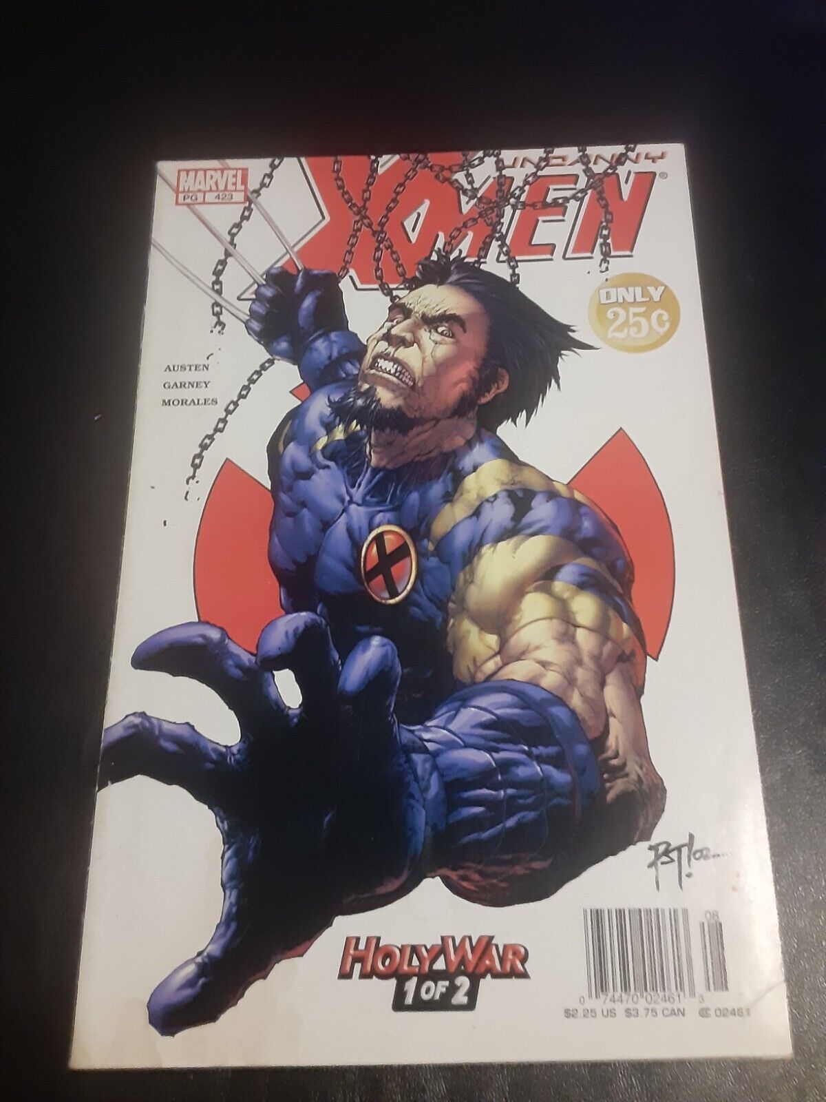 Uncanny X-Men #423 GD/VG newsstand variant low grade