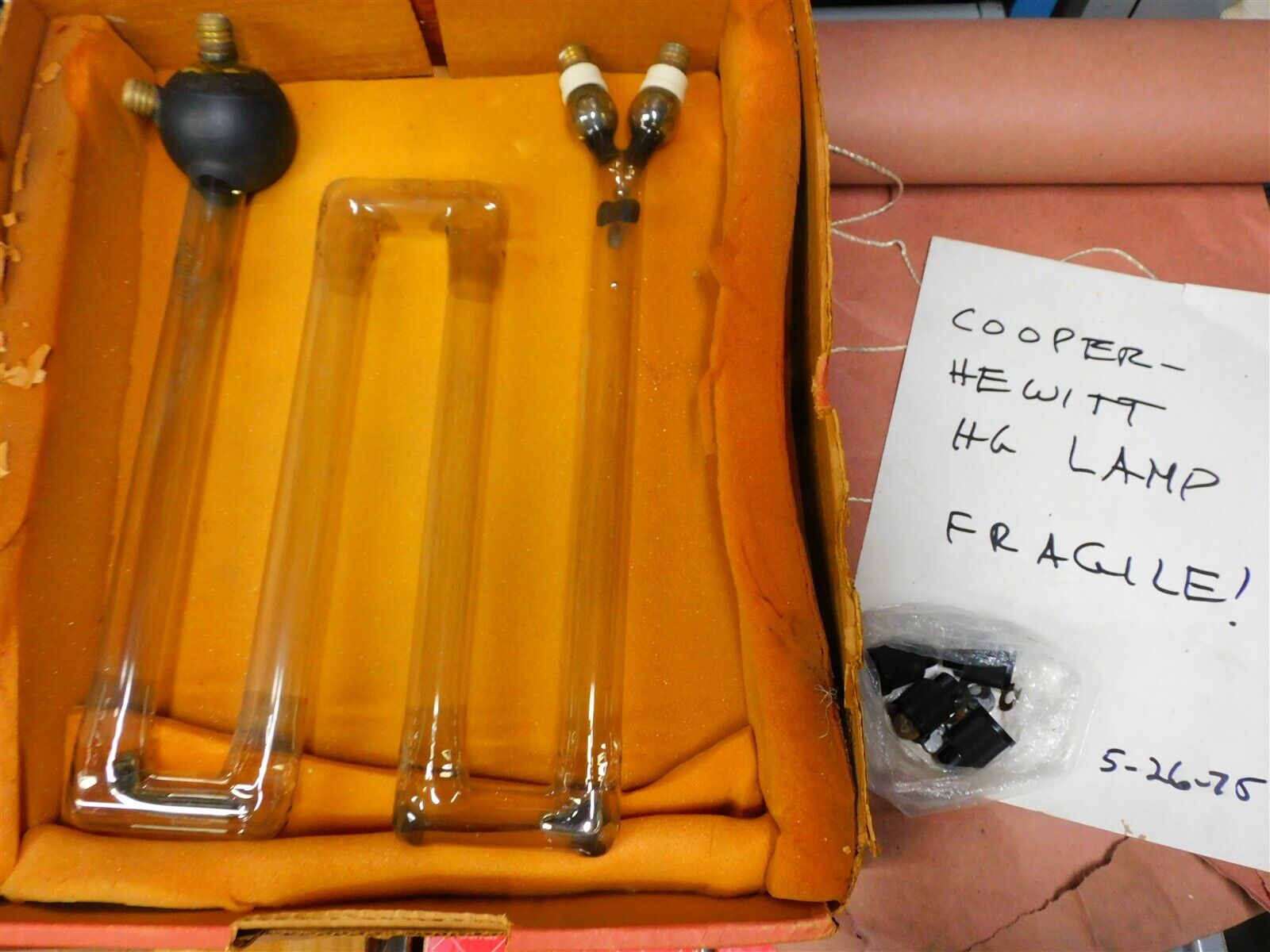 Cooper Hewitt RARE Discharge Lamp W shaped One of a kind MUSEUM QUALITY item