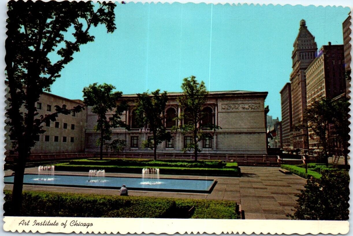 Postcard - The Art Institute of Chicago, Chicago, Illinois, USA