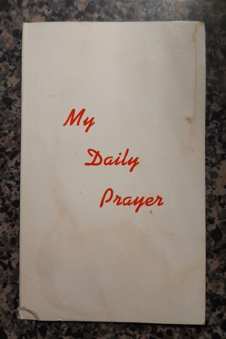 Vintage My Daily Prayer