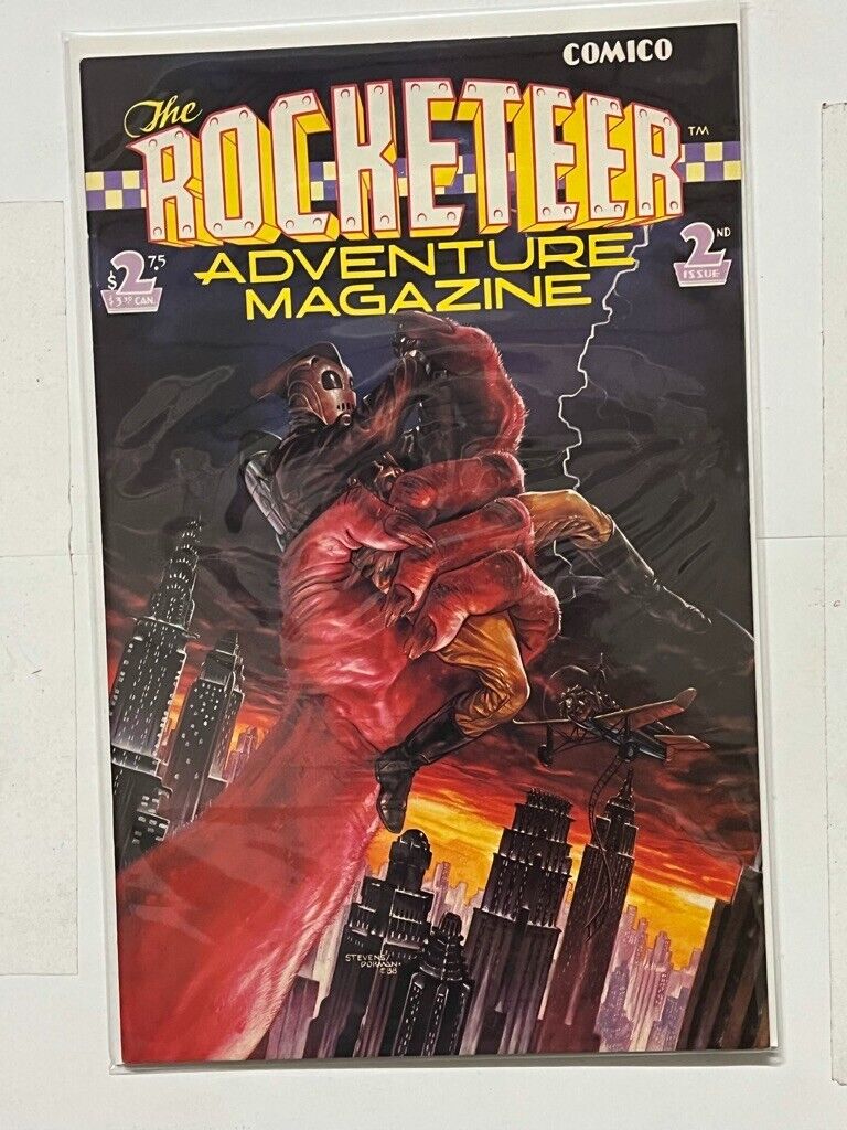 THE ROCKETEER ADVENTURE MAGAZINE #2 (1989) COMICO DAVE STEVENS STORY & ART