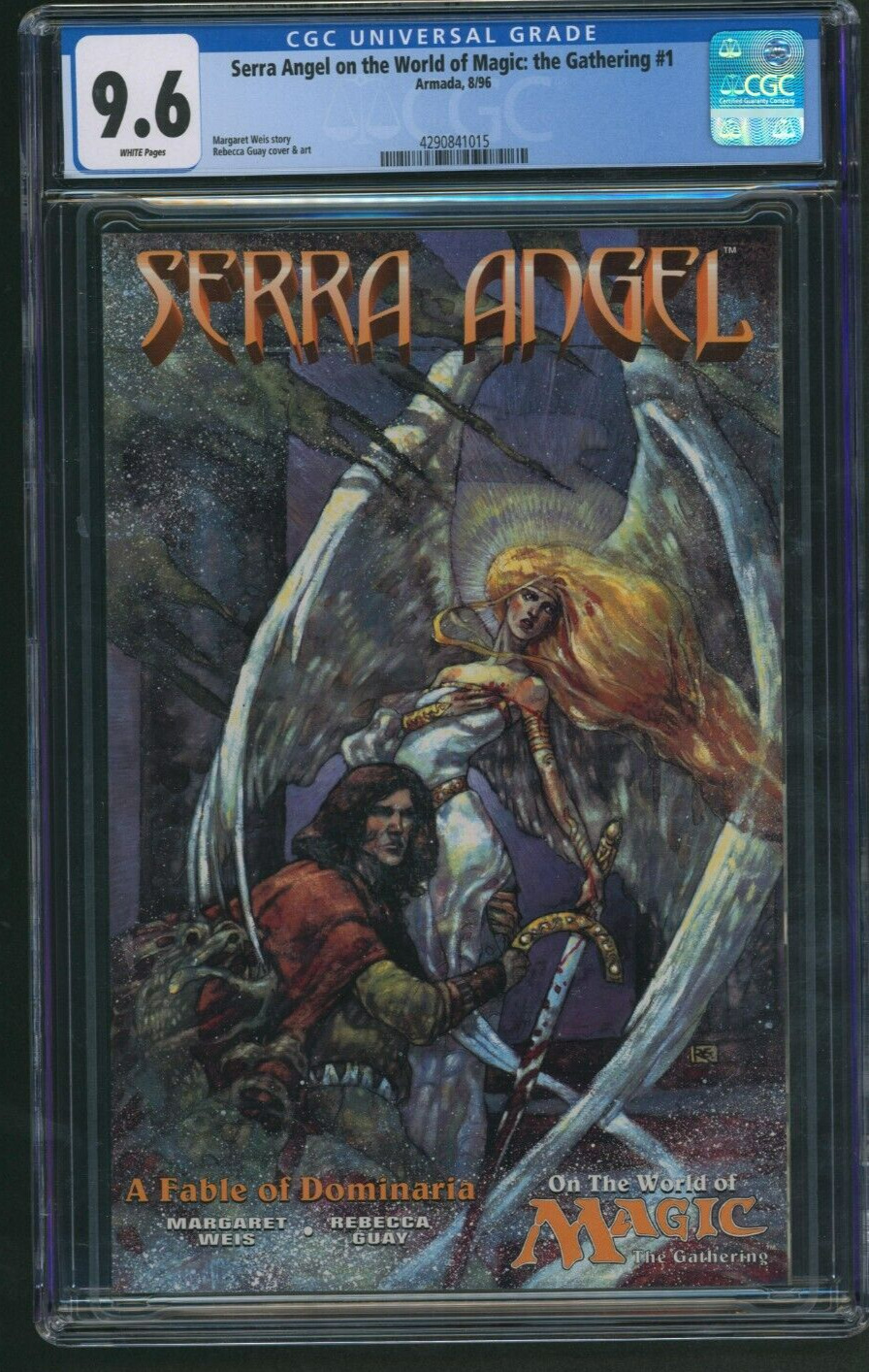 Serra Angel on the World of Magic: The Gathering #1 CGC 9.6 Armada Comic 1996