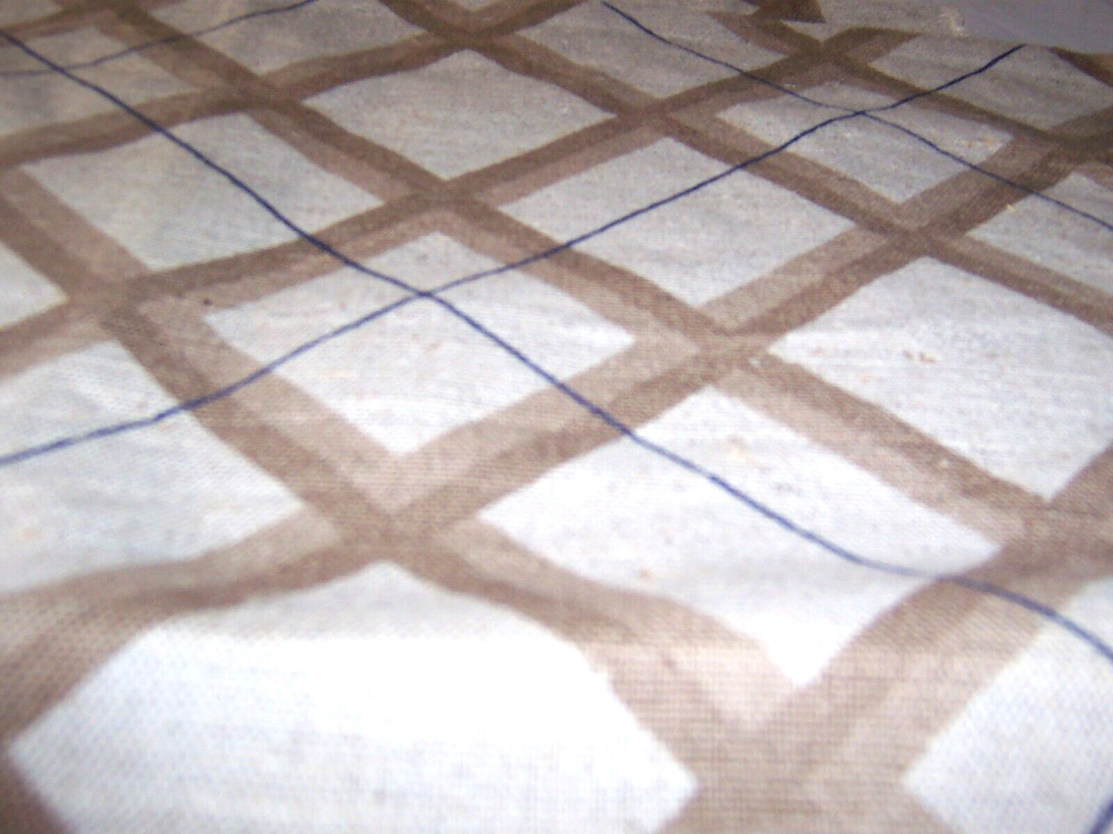 Vintage/MCM/1970\'s INT.DEC. Sample Upholstery Woven Linen & Cotton \'O.B. INC.\'