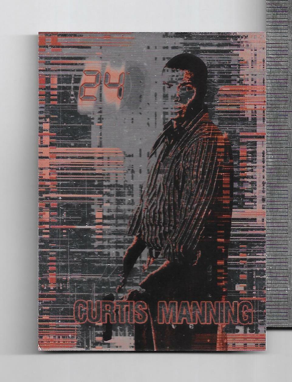 24 Season 4 Expansion Artbox -2007 Box Topper Card BT1 Curtis Manning 