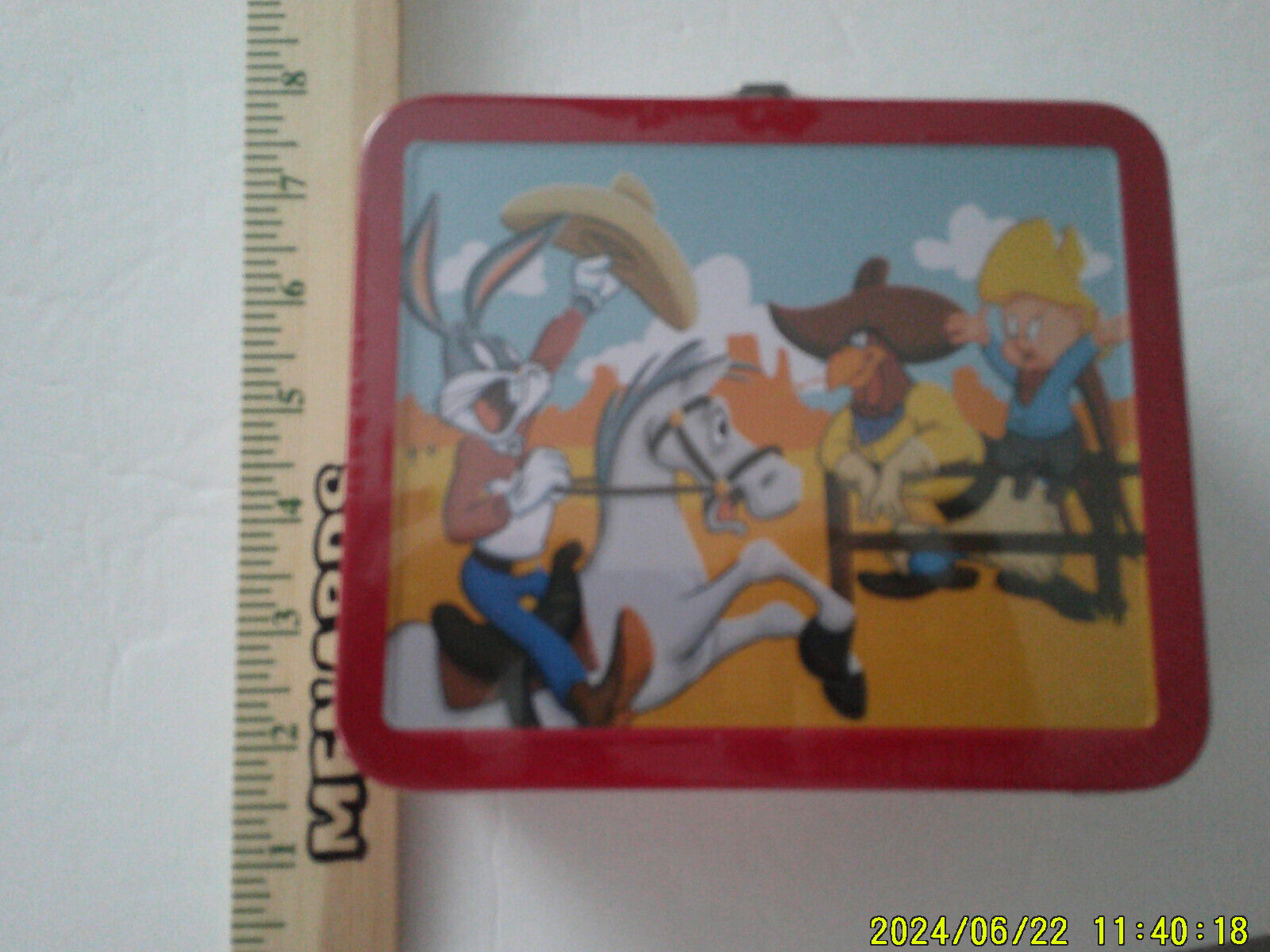 LUNCH BOX Rare 1998 Looney Tunes Rodeo Miniature NEW NEVER OPENED