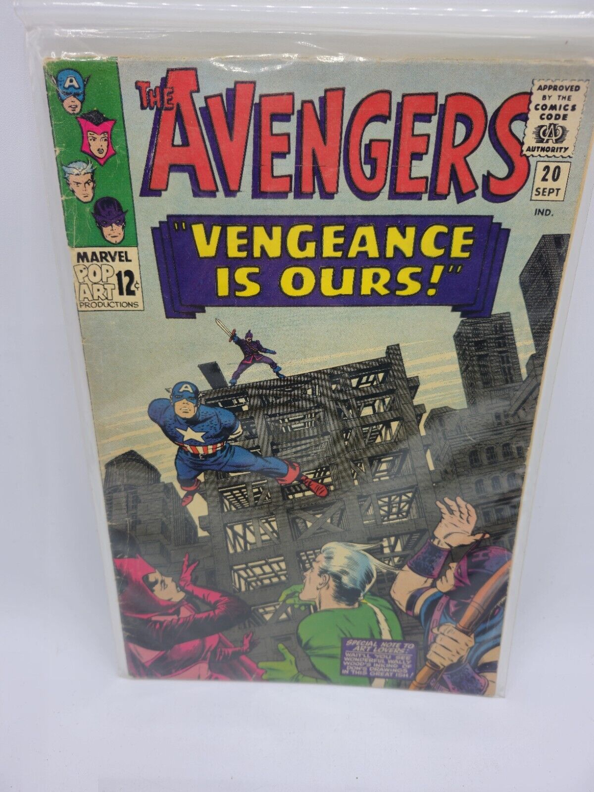 Avengers #20 Swordsman Joins The Avengers Marvel 1965