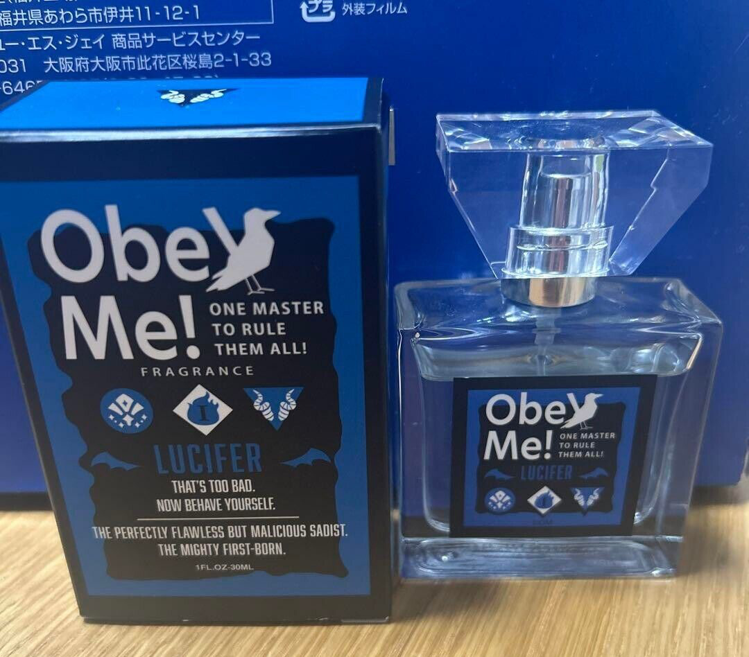 Obey me Lucifer Fragrance Perfume Cologne 30ml Japan Limited HTG