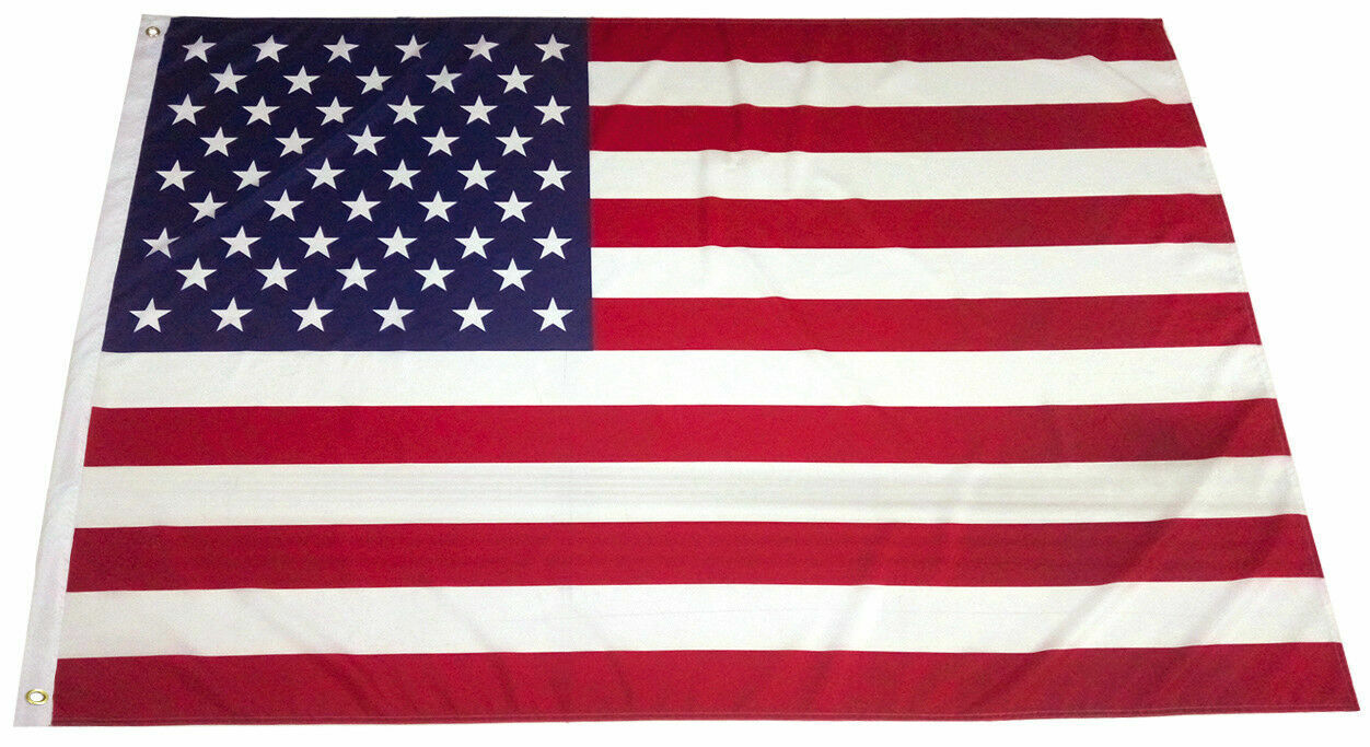 4x6 Ft American Flag USA Stars Stripes US with Grommet - 100D Polyester FABRIC