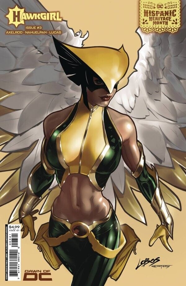 Hawkgirl #3 (2023) Cover C Variant Pablo Villalobos Hispanic Heritage Month DC