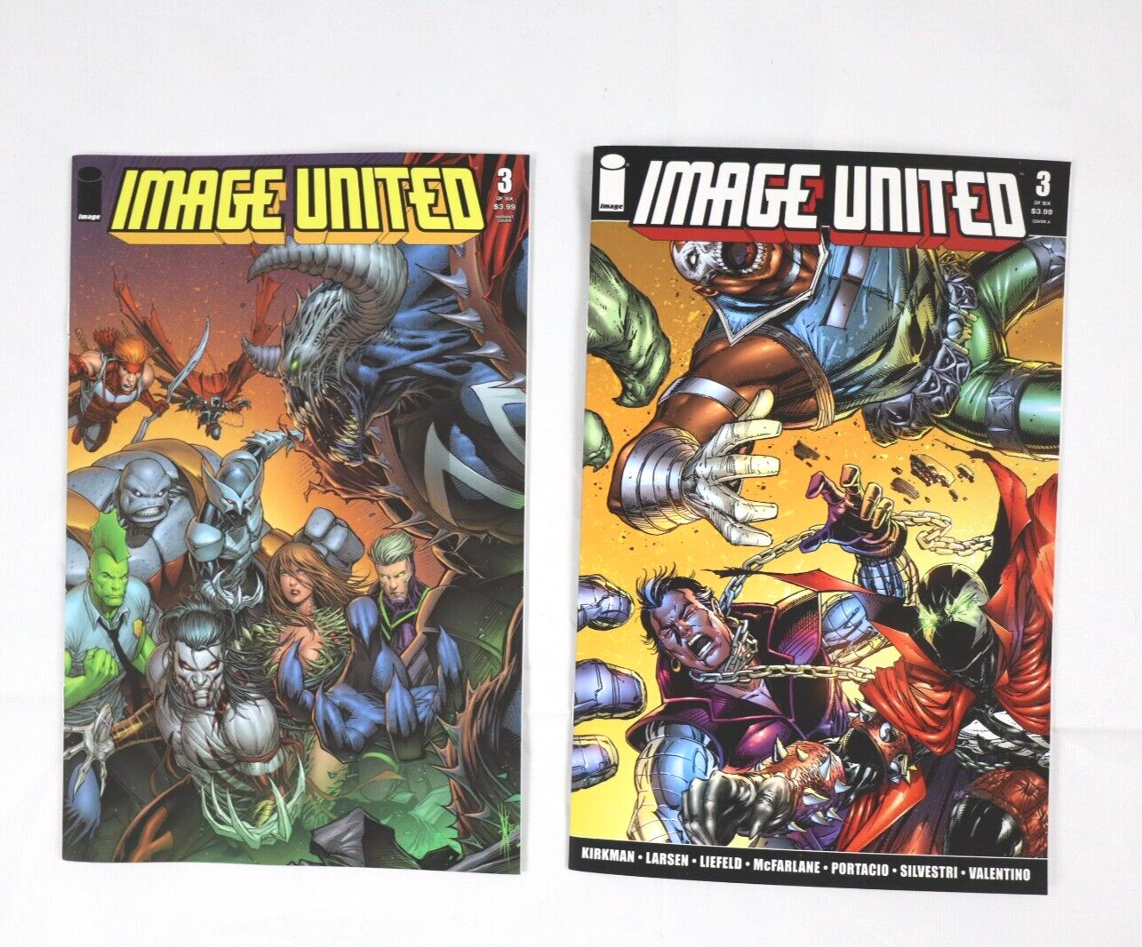 RARE Image United #3 Dale Keown Variant Cover Kirkman/McFarlane +Free Comic 3A