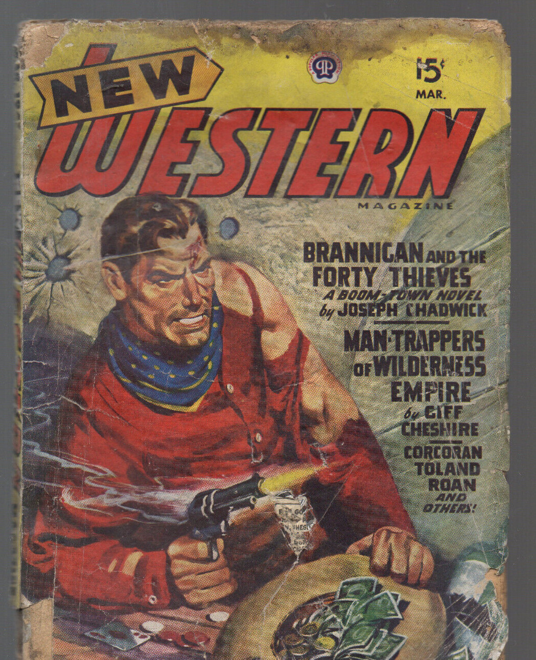 New Western Magazine Pulp 2nd Series Mar 1947 Vol. 13 #4 fair to good