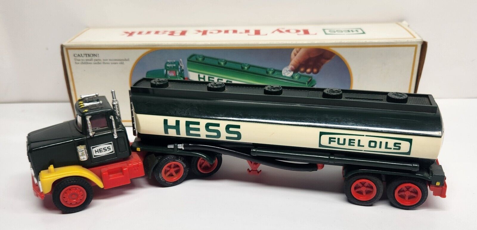 HESS 1984 Toy Tanker Truck Bank Vintage