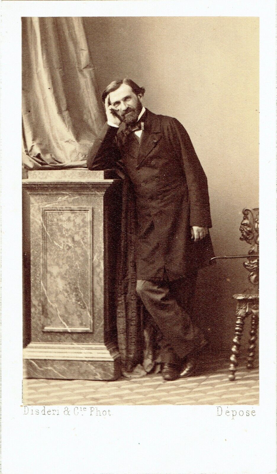 CDV DISDERI Ca 1860 Giuseppe VERDI Italian Romantic Composer Operas