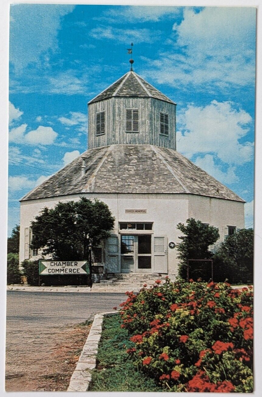 Fredericksburg, TX- Texas The Coffee Mill Church Vereinskirche Main St. Postcard