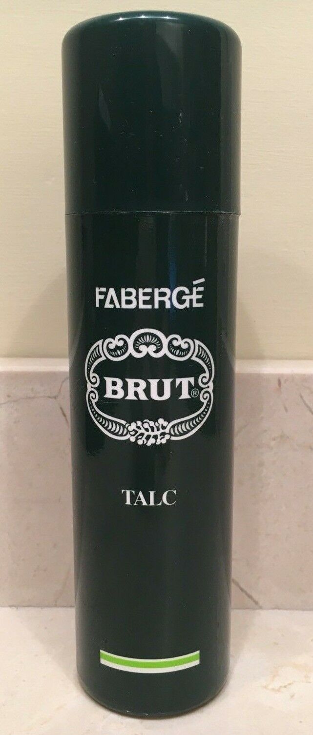 Faberge BRUT Talc for Men 100g New No Box Sealed-Vintage Hard to Find