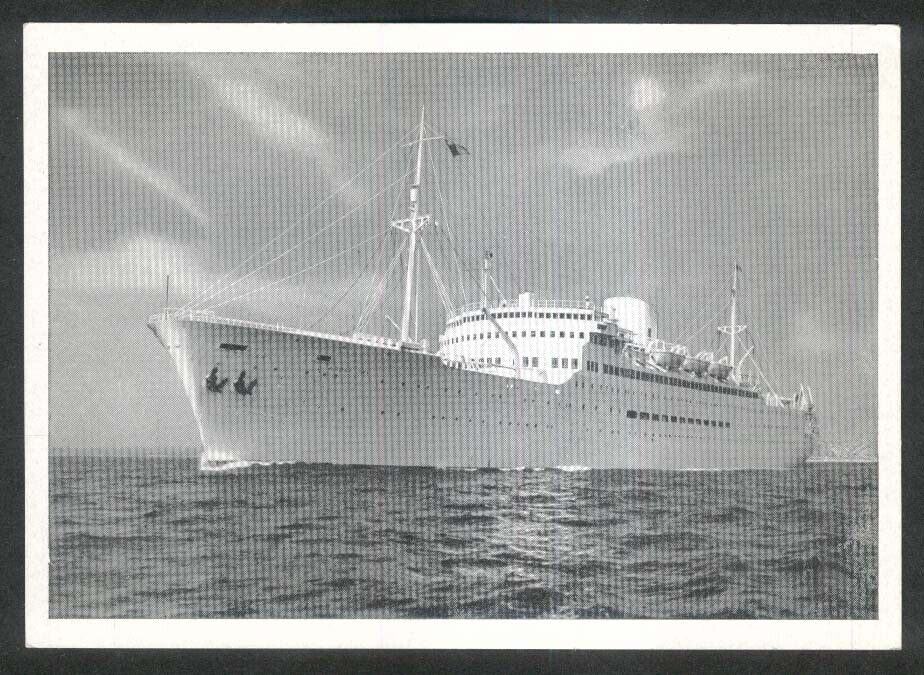 Arosa Line steamer MV Arosa Sky postcard 1960s