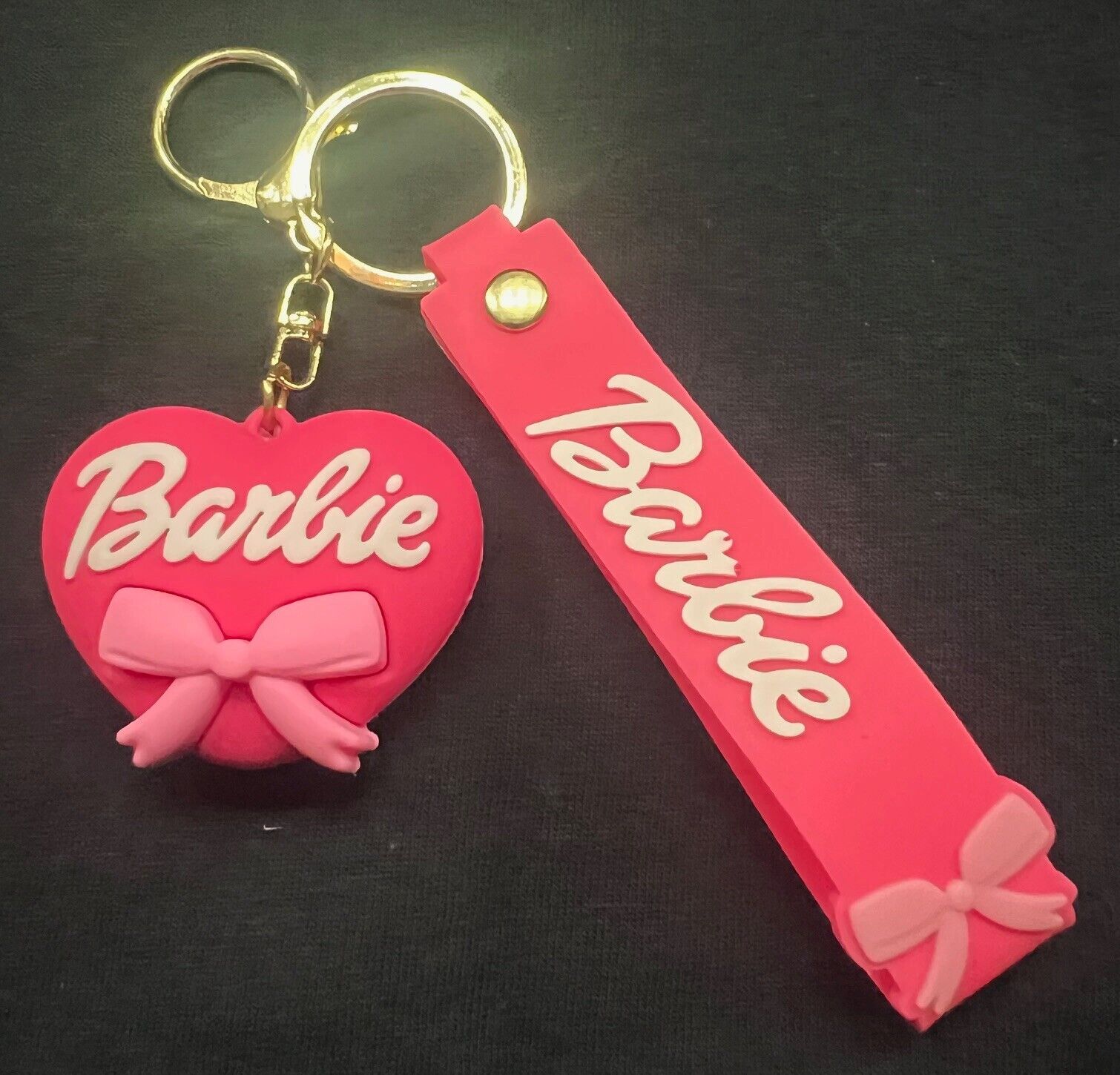 New Great Quality Barbie Heart PVC Keychain. Under $10 bucks Great Value