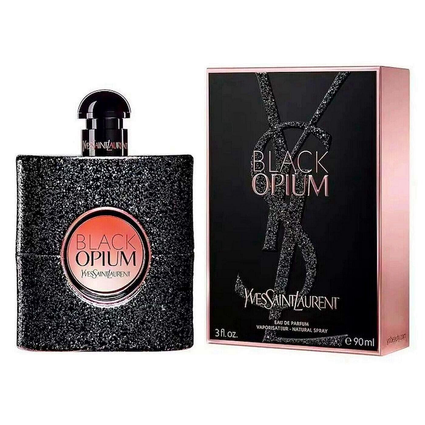 YSL Black Opium Eau De Parfum 3 oz/90 ml Yves Saint Laurent EDP Spray for Women