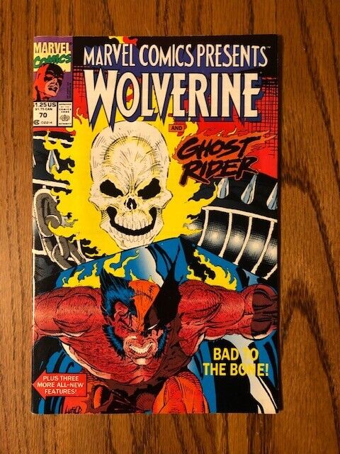 Marvel Comics Presents #70 Wolverine Ghost Rider (1991)