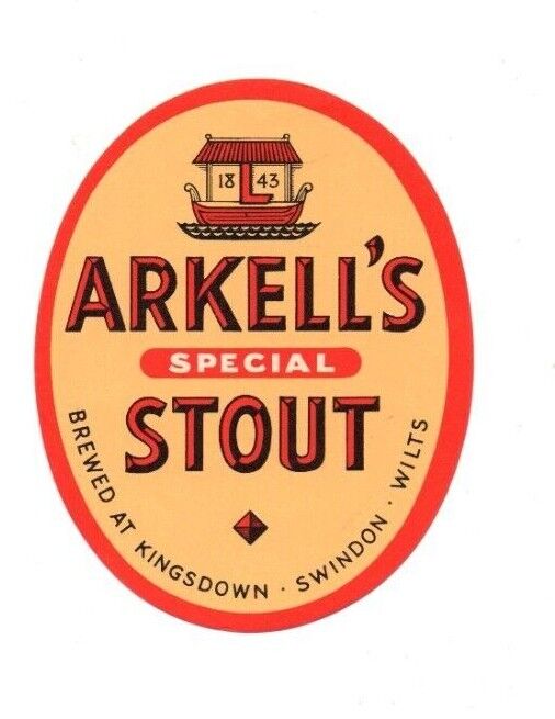 England - Vintage Beer Label - Arkell\'s Brewery, Swindon - Special Stout