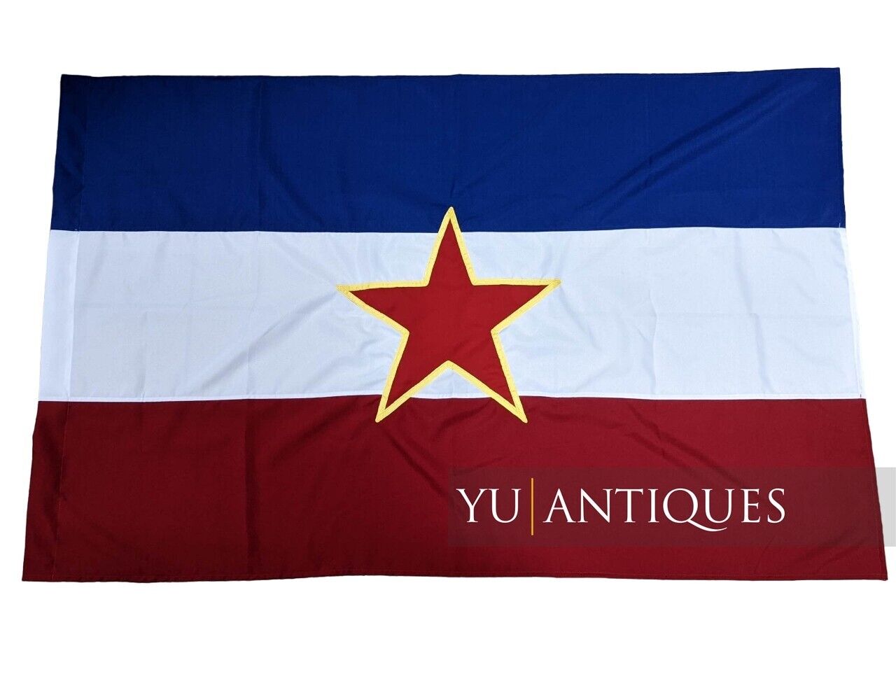 SFRY JNA Yugoslavia Army Tricolor Red Star Flag NEW 140cm x 85cm / 55 x 33inch