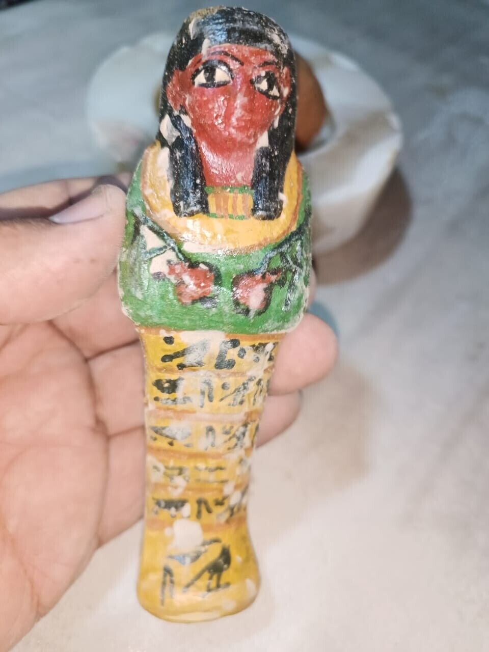 Rare Ancient Egyptian Antiques Statue Of The Priest Ushabti Ancient Egyptian Bc