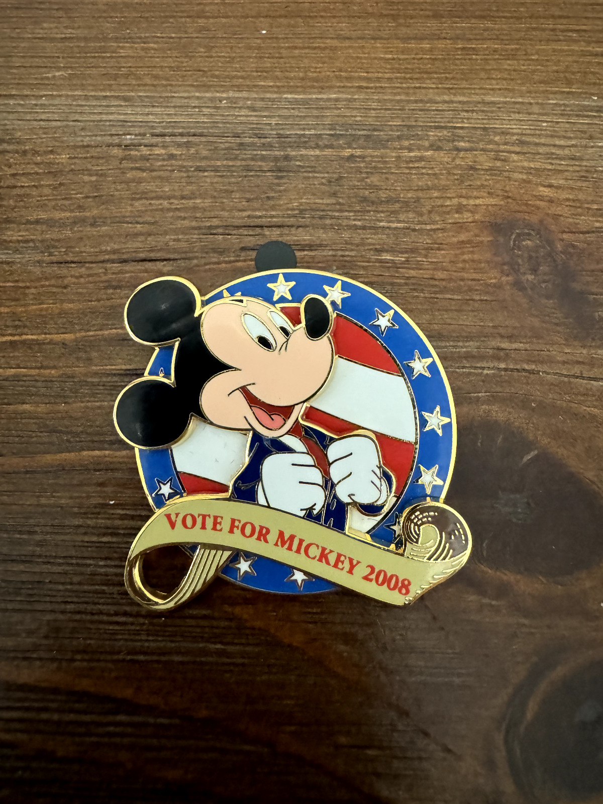 Disney Vote For Mickey Mouse 2008 Limited Edition 2000 Pin
