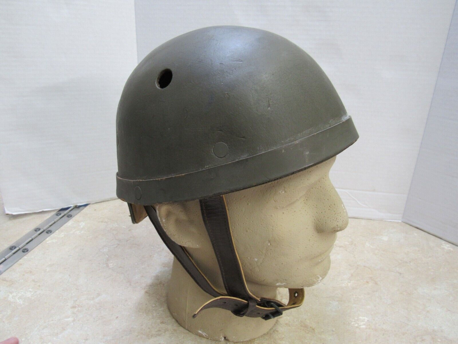 Post WW2 French Tanker Helmet Armored Vehicle M1951 French Indo China Era