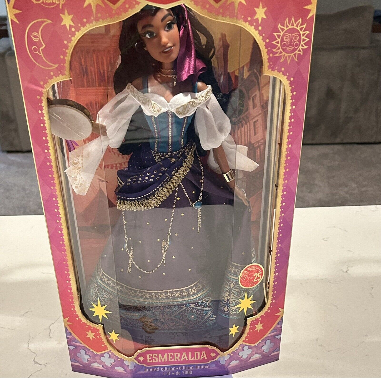 Disney Limited Edition 17 inch Esmerelda Doll NIB The Hunchback of Notre Dame