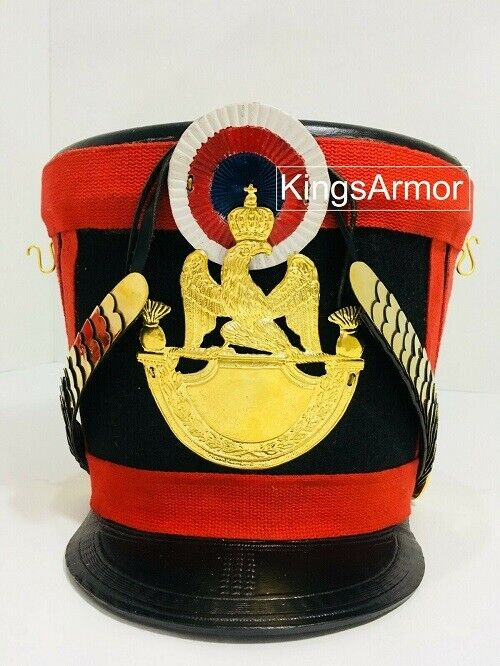 Nepoleonic Era NEW Shako Helmet Red Color French Napoleonic