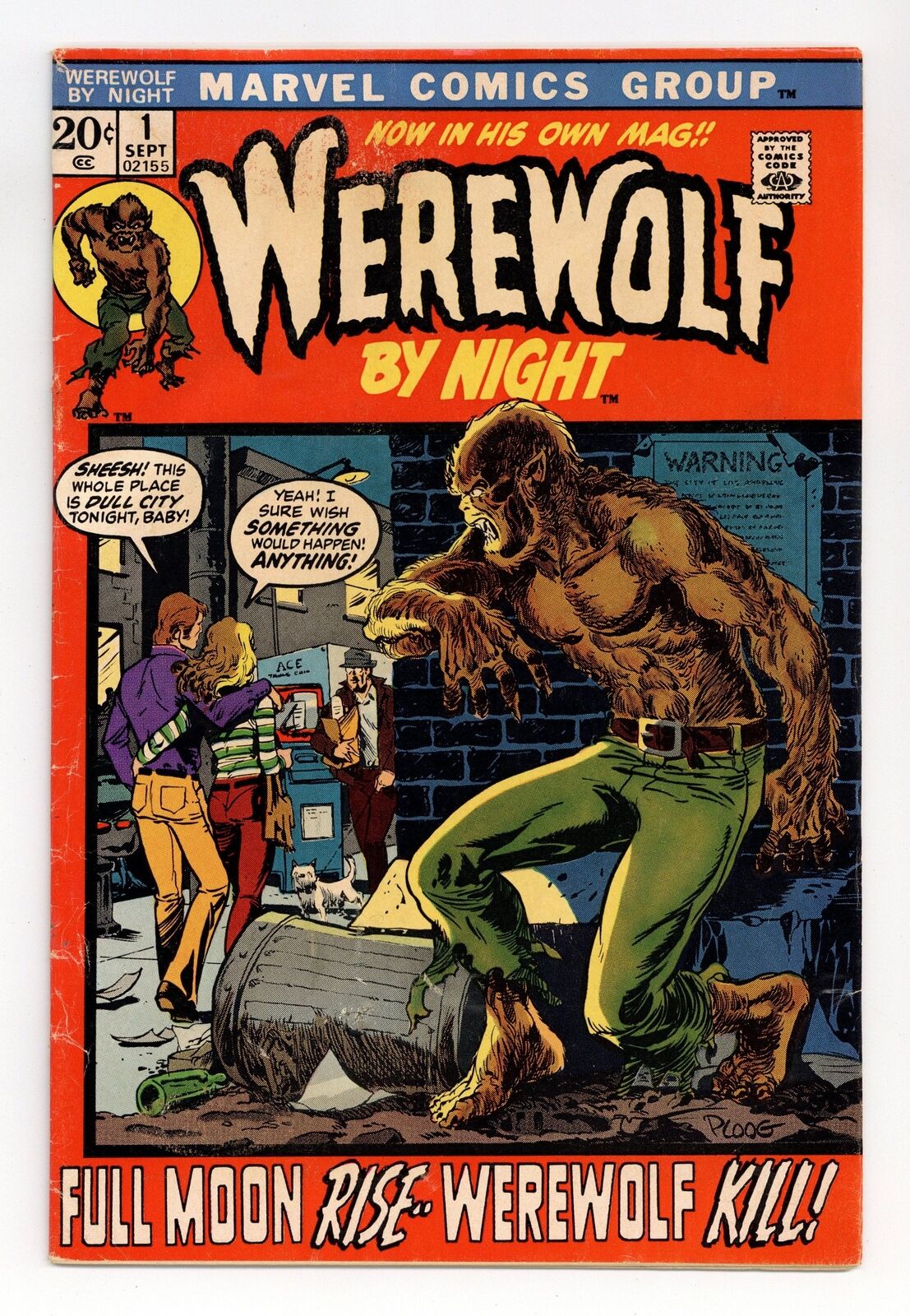 Werewolf by Night #1 FR/GD 1.5 1972