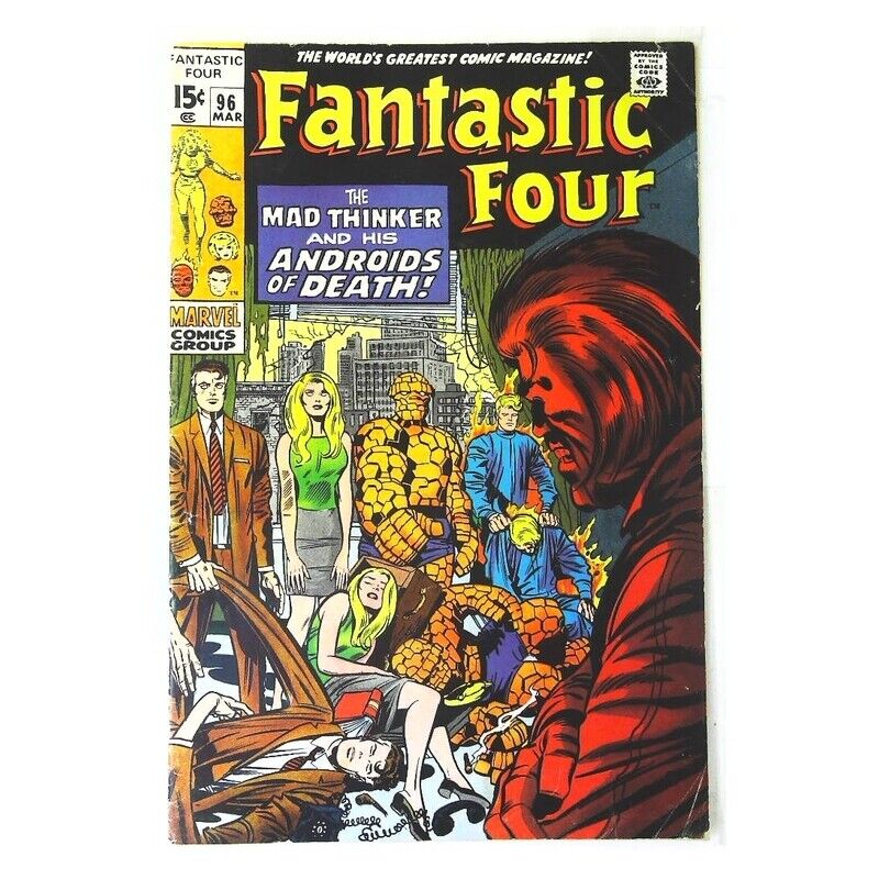 Fantastic Four (1961 series) #96 in Fine condition. Marvel comics [x@