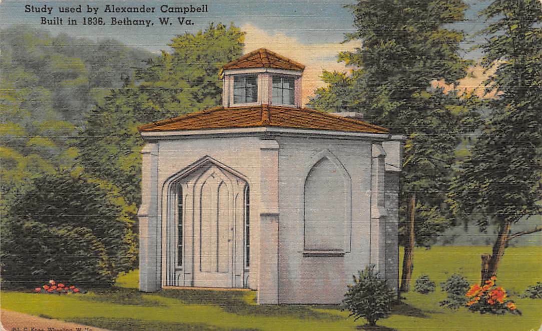 WV~WEST VIRGINIA~BETHANY~STUDY USED BY ALEXANDER CAMPBELL~BUILT IN 1838