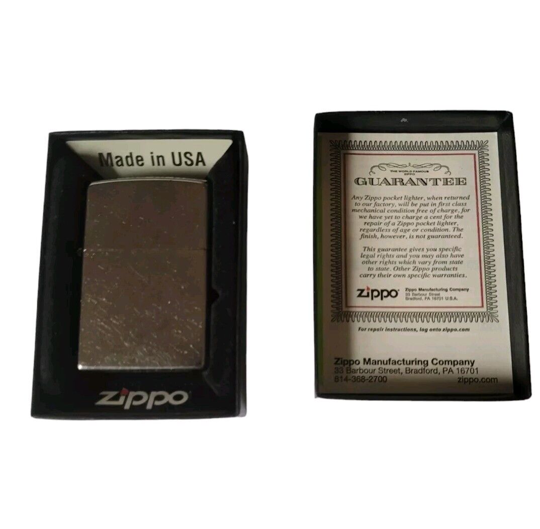 vintage Zippo I 15 lighter with box & paperwork. Has original factory sticker