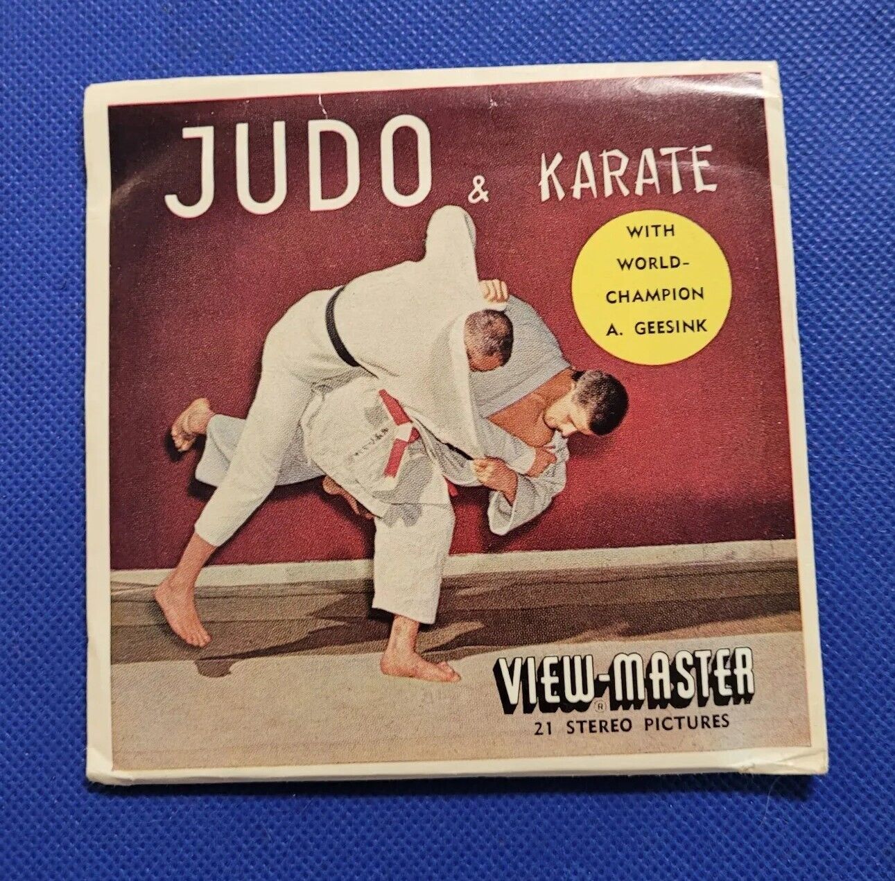 Scarce Sawyer's B670 Judo & Karate with A. Geesink view-master 3 reels packet