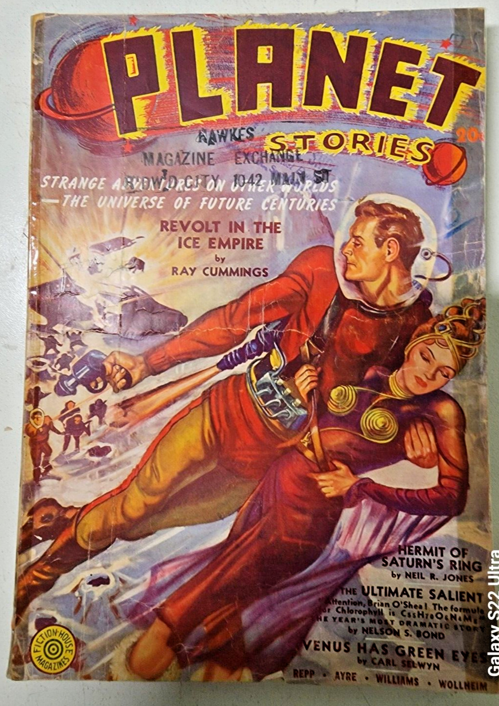 Planet Stories Fall 1940 Ray Cummings
