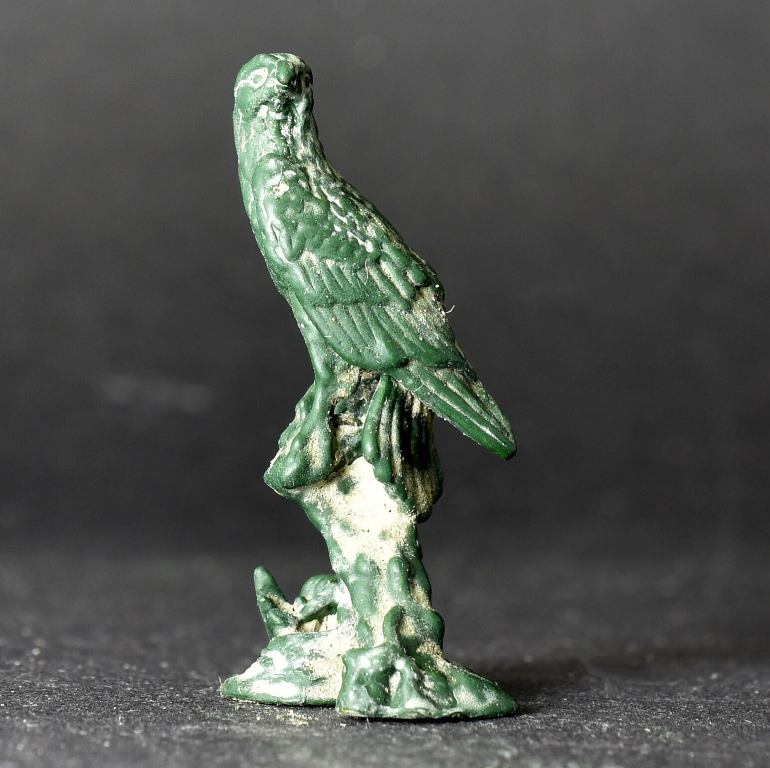 Roman Legionary Aquila Eagle Small 4cm Cast Bronze Figurine Oxidized Patina